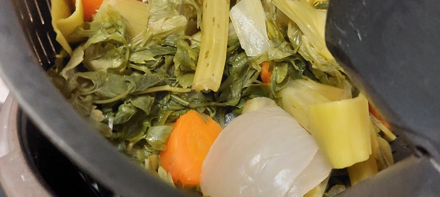 CALDO VEGETAL con Thermomix