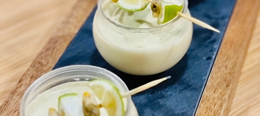 Crema Tíbia de Espárragos y Berberechos.