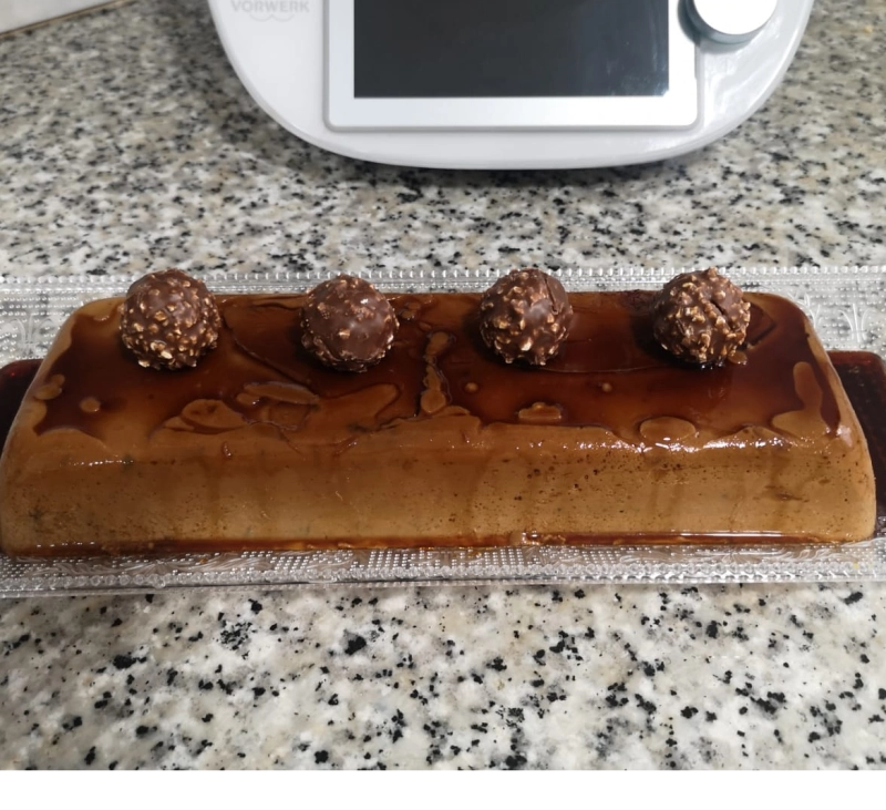 Flan de Ferrero Rocher, THERMOMIX