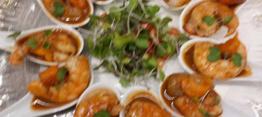 LANGOSTINOS CON SALSA DE OPORTO Y CHOCOLATE con Thermomix