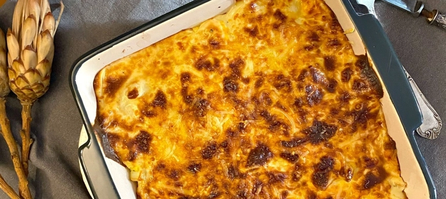 COLIFLOR Y HUEVOS DUROS GRATINADOS CON THERMOMIX Y THERMOMIX FRIEND