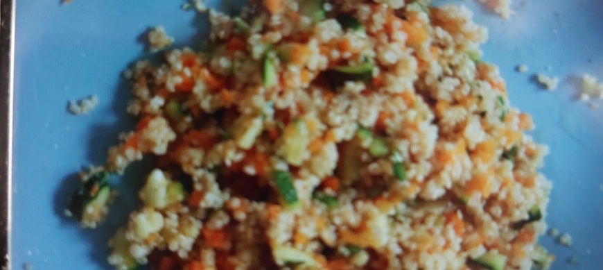 QUINOA CON VERDURAS SALTEADAS con Thermomix