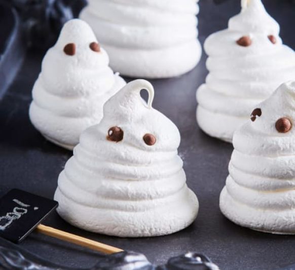 Fantasmas de merengue de Halloween con Thermomix® 